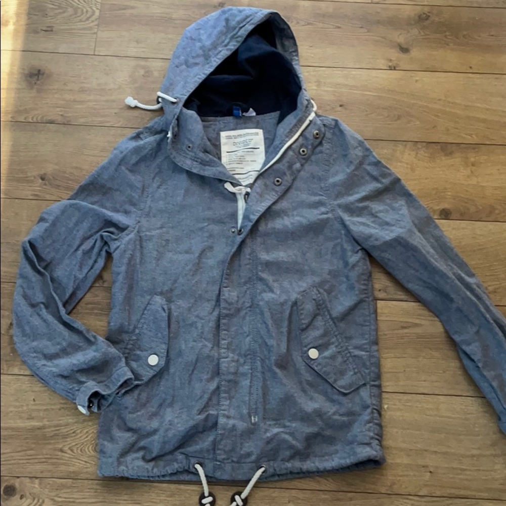 Divided Light Blue Hooded Jacket